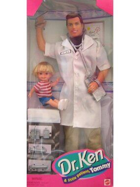 Doctor & Patient Barbie Doll Set - Fun Role Play, Educational Toy for Kids